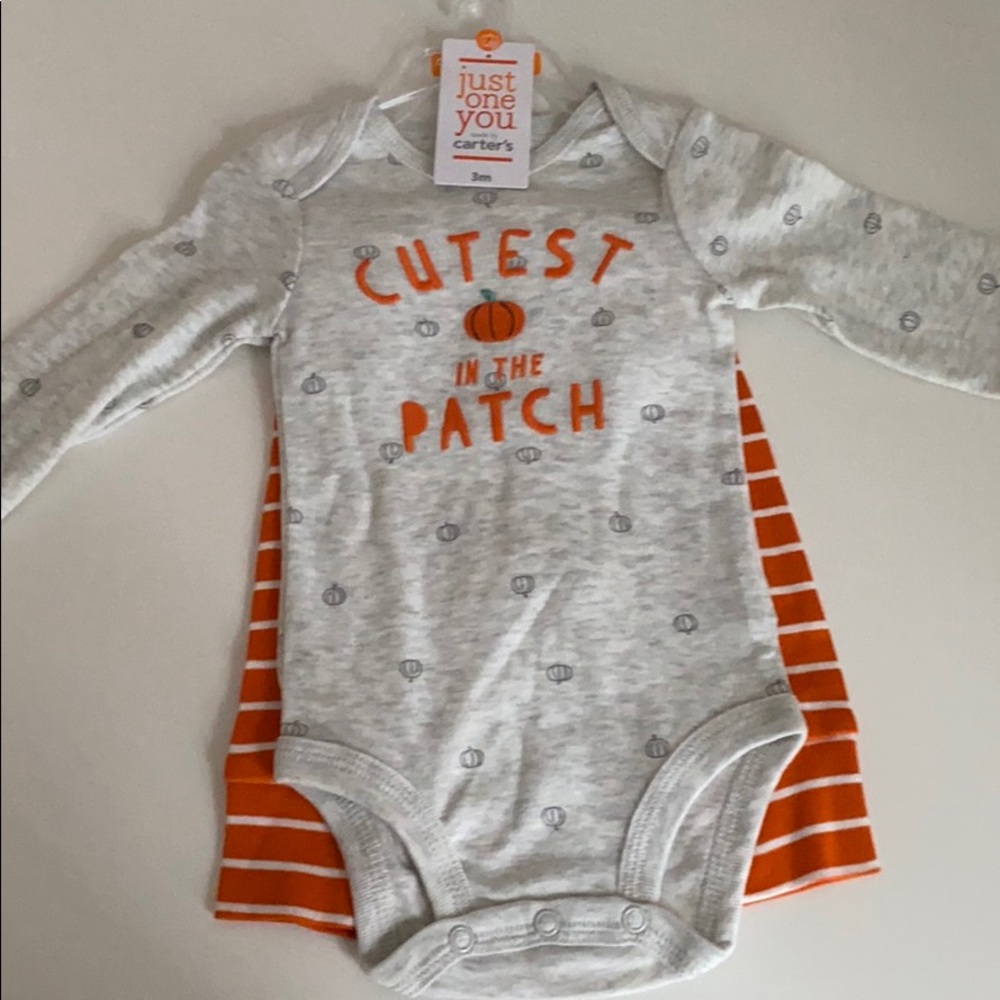 NWT Cutest Pumpkin in the Patch Baby outfit 🎃